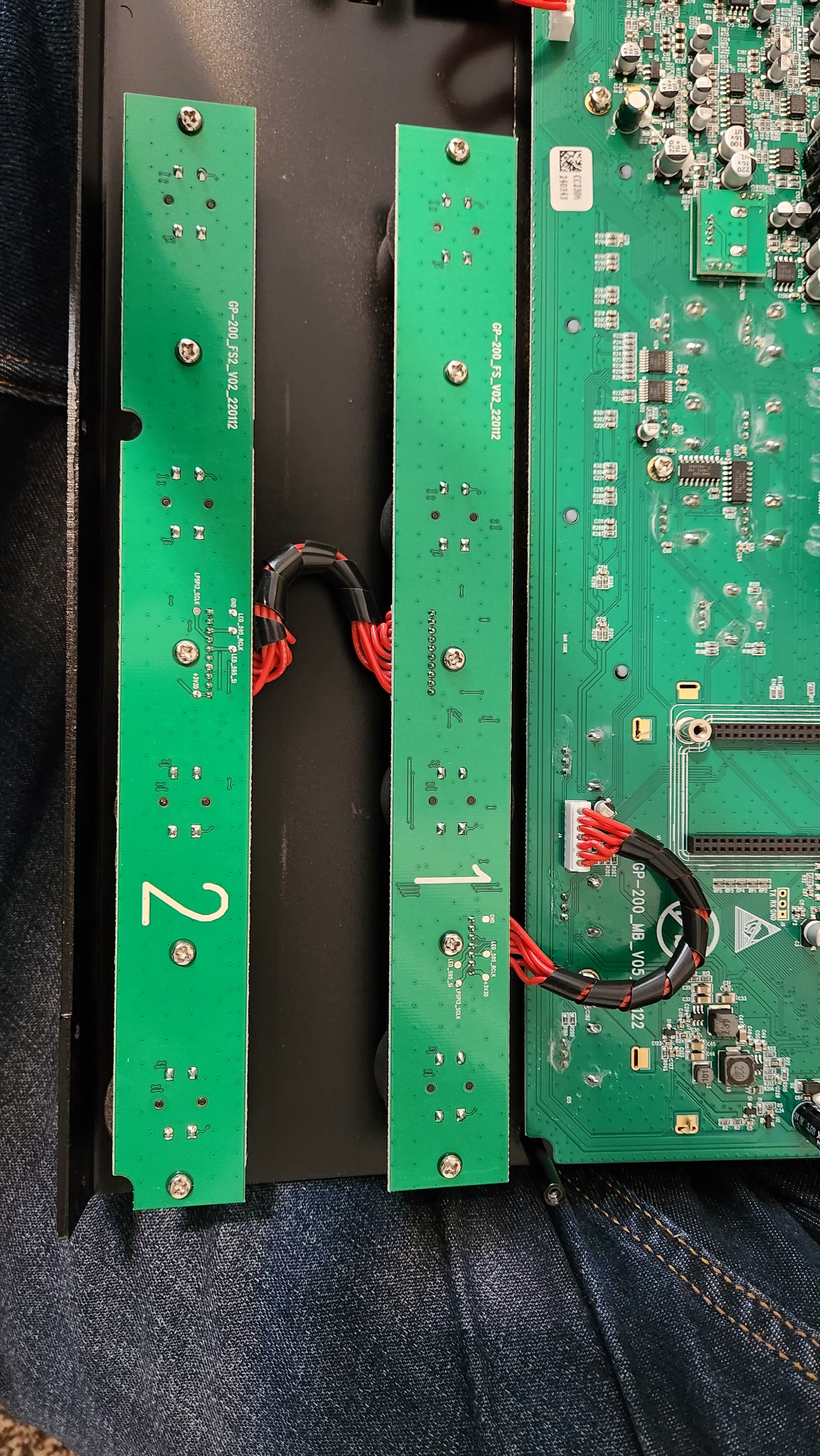 Audio converter section with a Cirrus Logic CS4272 stereo codec and support circuitry